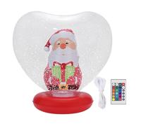 Ornamenti gonfiabili - 70 x 43 cm a forma di cuore che si illuminano decorazioni per le vacanze, statuetta interna con telecomando per esterni, cortile, piscina, prato, portico, spiaggia, patio
