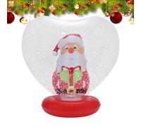 Ornamenti gonfiabili - Decorazioni per feste luminose a forma di cuore, palla decorativa gonfiabile, con figure interne e telecomando, per esterni, giardino, piscina, prato, portico, spiaggia T