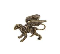 Ornamenti in ottone Griffin, Scultura vintage Mini Grifone, Artigianato Animali Tè Animali Statua, Maniglie Decorative Tea Animali Da Tavolo Animali Domestici Vecchi