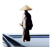 Ornamenti in resina a forma di cavaliere cinese, ornamento per cruscotto auto, accessorio per ufficio, camion, SUV