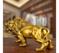 Ornamenti Leone Ottone Per Aprire La Casa Di Città Per Promuovere La Decorazione Della Casa Di Affari Auto Soggiorno Apertura Regalo