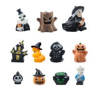 Ornamenti Miniatura Di Halloween, Halloween Mini Ornamenti In Resina, Decorazione In Resina Di Halloween Zucca Fantasma Strega Mietitrice, Per Giardino Bonsai Globi Di Neve Decorazione Da Tavolo