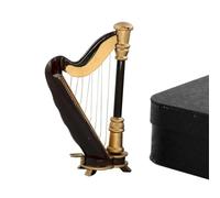 Ornamenti Musicali Modello Di Violino In Miniatura In Legno Con Custodia Di Supporto Mini Decorazione Di Strumenti Musicali(20cm)
