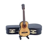 Ornamenti Musicali Modello Di Violino Per Chitarra In Miniatura Da 13/14 Cm Con Supporto E Custodia. Ornamenti Per Strumenti Musicali(13cm a)
