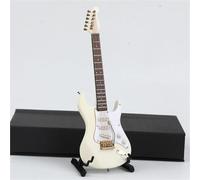 Ornamenti Musicali Modello Musicale In Miniatura Strumento Musicale Modello Di Visualizzazione In Miniatura Chitarre E Custodia 4 Colori 4 Stili 4 Dimensioni(White,10cm)