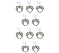 Ornamenti natalizi a forma di ala d'angelo, un pezzo di cuore Ã¨ in paradiso