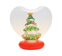 Ornamenti natalizi a forma di cuore per la strada, telecomando con design gonfiabile, luce natalizia per esterni, cortile, prato, terrazza, piscina, portico e, 27,56 x 1