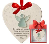 Ornamenti natalizi a forma di cuore, romantici, a forma di cuore, per sorelle anime, donne, uomini, insegnanti, famiglia, maniglia per porta, scrivania, lavoro, , camera da