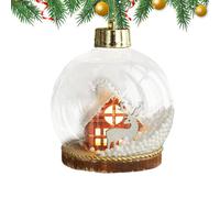 Ornamenti Natalizi A Forma Di Palla,Pendente Decorativo A Con Luce LED | Addobbi A Forma Di Pallina - Per La Casa Le Feste Invernali L'Interno E L'Esterno Le Festività E L'Albero Di Natale