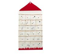 Ornamenti natalizi, calendario dell'avvento in tessuto 24 tasche calendario dell'avvento natalizio 2023 fai -da -te vuoto per riempirti l'organizzatore di stoccaggio sospeso