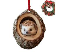 Ornamenti natalizi con animali - Ciondoli con animali per albero di Natale | Ornamento acrilico 2D con motivo animale albero di Natale | Ornamenti della fauna selvatica, decorazioni natalizie, decoraz