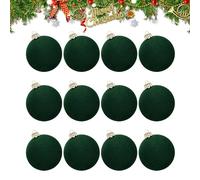 Ornamenti natalizi di velluto - impiccagione decorativa | Palle natalizie in -infranto alberi Natale affollati Adatto per la festa decorazione le vacanze che ospitano regali eleganti display