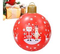 Ornamenti natalizi gonfiabili riutilizzabili con renna di Babbo Natale