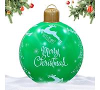 Ornamenti natalizi gonfiabili riutilizzabili con renna di Babbo Natale