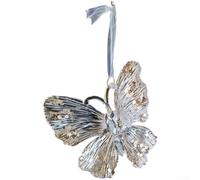 Ornamenti natalizi in acrilico trasparente da appendere con glitter, per le vacanze, minimalista, infrangibile, in fiocchi di neve, campana, note e altre forme (C)