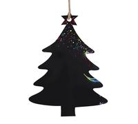 Ornamenti natalizi in legno a forma di albero di Natale, decorazione da appendere con stampa di dinosauri, perfetta decorazione per la casa per gli amici