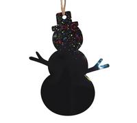 Ornamenti natalizi in legno a forma di pupazzo di neve, decorazione natalizia da appendere con stampa di dinosauri, decorazione perfetta per la casa per gli amici