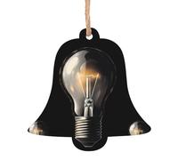 Ornamenti natalizi in legno - Albero di Natale festivo Flash di luce stampa decorazione da appendere per casa vacanza e ufficio decorazione