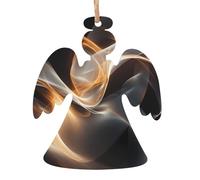 Ornamenti natalizi in legno - Albero di Natale festivo sovrapposizione di luce stampa decorazione da appendere per casa vacanza e ufficio decorazione