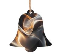 Ornamenti natalizi in legno - Albero di Natale festivo sovrapposizione di luce stampa decorazione da appendere per casa vacanza e ufficio decorazione