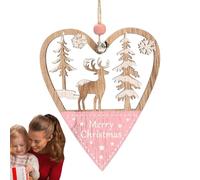 Ornamenti natalizi in legno, decorazione festiva dipinta, decorazione per la casa, decorazione per casa, porta d'ingresso, ufficio, corona, scale, davanzale, camino, parete, giardino, cortile