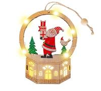 Ornamenti natalizi in legno, decorazione stagionale | Centrotavola per le vacanze, per decorare la casa, ufficio, soggiorno, studio, camera da letto, mensola del caminetto, scale, davanzale della