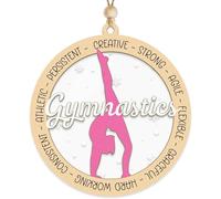 Ornamenti natalizi per ginnastica 2025, ornamento da ginnastica, regalo per allenatore di ginnastica, regalo per ragazze e donne, ornamento per le vacanze atletiche per gli amanti della ginnastica