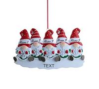 Ornamenti Natalizi Personalizzati 2025, Decorazione Natalizia con Statuetta di Gnomo, Decorazioni Natalizie Personalizzate con Nome, Regali Decorativi per l'albero di Natale da Regalare a Genitori