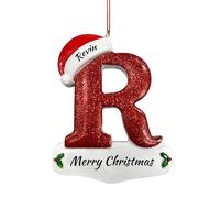 Ornamenti Natalizi Personalizzati 2025, Decorazioni Natalizie con Lettere dell'Alfabeto, Decorazioni Natalizie Personalizzate con Nome, Regali Natalizi Decorativi per Genitori e Amici