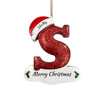 Ornamenti Natalizi Personalizzati 2025, Decorazioni Natalizie con Lettere dell'Alfabeto, Decorazioni Natalizie Personalizzate con Nome, Regali Natalizi Decorativi per Genitori e Amici