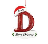 Ornamenti Natalizi Personalizzati 2025, Decorazioni Natalizie con Lettere dell'Alfabeto, Decorazioni Natalizie Personalizzate con Nome, Regali Natalizi Decorativi per Genitori e Amici