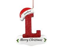 Ornamenti Natalizi Personalizzati 2025, Decorazioni Natalizie con Lettere dell'Alfabeto, Decorazioni Natalizie Personalizzate con Nome, Regali Natalizi Decorativi per Genitori e Amici