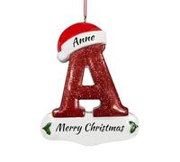 Ornamenti Natalizi Personalizzati 2025, Decorazioni Natalizie con Lettere dell'Alfabeto, Decorazioni Natalizie Personalizzate con Nome, Regali Natalizi Decorativi per Genitori e Amici