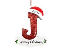 Ornamenti Natalizi Personalizzati 2025, Decorazioni Natalizie con Lettere dell'Alfabeto, Decorazioni Natalizie Personalizzate con Nome, Regali Natalizi Decorativi per Genitori e Amici