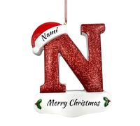 Ornamenti Natalizi Personalizzati 2025, Decorazioni Natalizie con Lettere dell'Alfabeto, Decorazioni Natalizie Personalizzate con Nome, Regali Natalizi Decorativi per Genitori e Amici