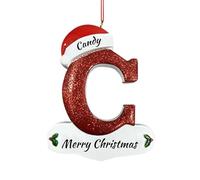 Ornamenti Natalizi Personalizzati 2025, Decorazioni Natalizie con Lettere dell'Alfabeto, Decorazioni Natalizie Personalizzate con Nome, Regali Natalizi Decorativi per Genitori e Amici