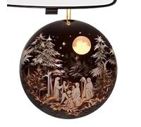 Ornamenti Natalizi Religiosi,Ciondolo per Albero di Natale 2D in Acrilico con Presepe,Decorazioni Per Le Feste Di Natale - per la Pasqua la Finestra la Festa la Vacanza la Chiesa la Parete la Celebraz
