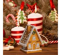 Ornamenti natalizi retrò classici dal design sognante migliorano istantaneamente il gusto della casa, creano una calda atmosfera festiva e sono un prodotto festivo da non perdere! (B, 10 x 8 x 5, 5 cm