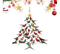 Ornamenti Natalizi Uccelli - Impilando L'ornamento 'albero Di Natale Degli Uccelli | Decorazione Per Casa Per Il Del Del Esposizione Delle Festività Natalizie Da Donn