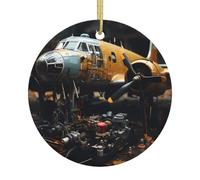 Ornamenti natalizi vintage per macchine aeronautiche, ornamenti per albero di Natale, regali per mamma, regali di Natale, idea regalo unica, perfetti per feste di vacanza, albero, finestra