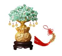 Ornamenti per albero dei soldi Feng Shui con moneta d'oro per la