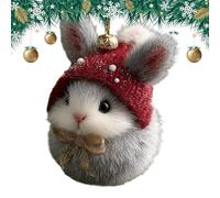 Ornamenti per Albero di Natale a Forma di Animali,Pendente in Acrilico 2D - Ornamenti Natalizi a Tema Natura Rustica con Animali | Per L Uso In Casa Camera Da Su Parete Per Interni Ed Esterni Per Fest