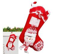 Ornamenti per albero di Natale, sacchetti in feltro per caramelle, calze di Natale con pupazzo di neve, per , scale, albero, casa, fattoria, giardino, cortile, portico, patio