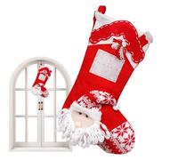 Ornamenti per albero di Natale, sacchetti in feltro per conservare caramelle - ciondolo a forma di calze di Babbo Natale, per , , scale, albero, casa, fattoria, giardino, cortile, portico