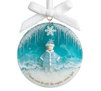 Ornamenti per amici, ornamento natalizio in acrilico, ciondolo dell'amicizia per albero, per davanzali esterni, cortile, riunioni di famiglia, feste, camera da letto, soggiorno