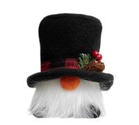 Ornamenti per bambole di Natale,Ciondoli per bambole a LED di Natale,Bambole di Natale senza volto Bambole ciondolo in peluche - Ciondoli di Natale luminosi con naso rosso, simpatici ornamenti per le