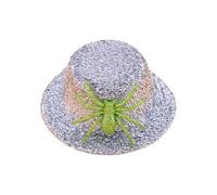 Ornamenti per capelli a forma di leprechaun, ragni scintillanti, verde | Accessori per capelli con ragni luccicanti per abiti da festival, temi per feste occidentali e oggetti di scena fotografici