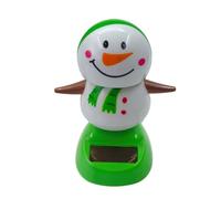 Ornamenti per cruscotto 'auto solare, Giocattolo con testa scuotente ad energia solare di Natale, Ornamento di figura a risparmio energetico, per la decorazione domestica a scrivania 'auto