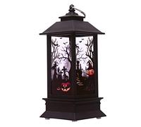Ornamenti per Halloween, scheletro spaventoso, modello di strega, a LED, elettronico, per esterni, da giardino, alimentato a energia solare