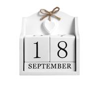 Ornamenti Per Il Calendario Perpetuo in Legno Ornamento Data Mese